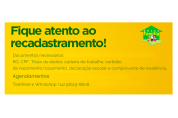 Bolsa Família | Comunicado