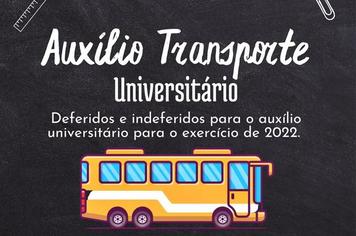 Auxílio Transporte Universitário 2022