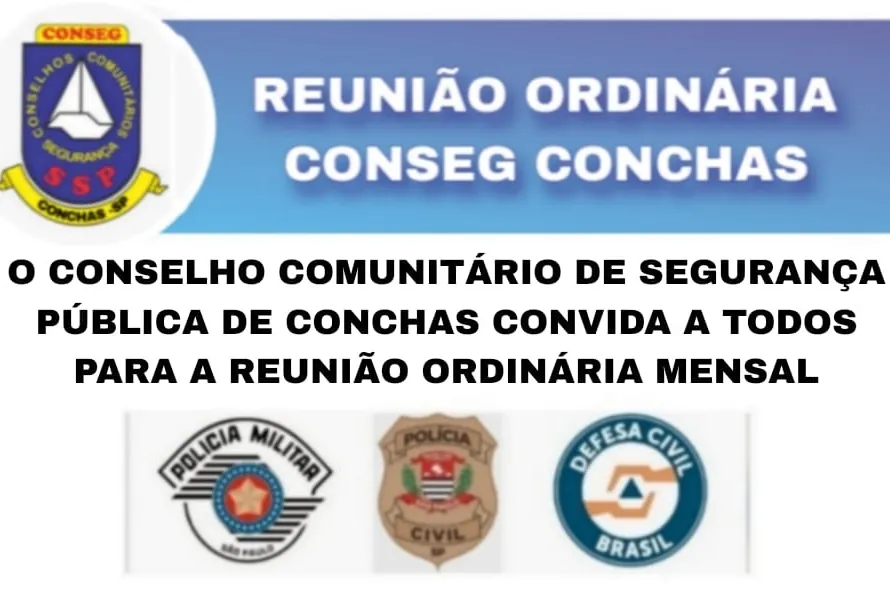 CONSEG Conchas realiza reunião ordinária nesta quinta-feira (02)