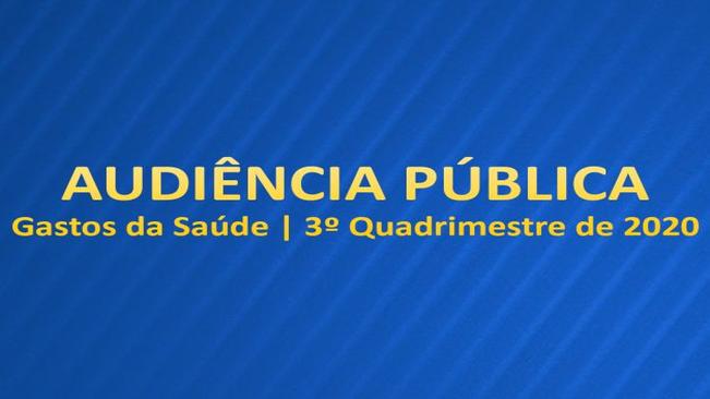 Audiência Pública - Gastos da Saúde