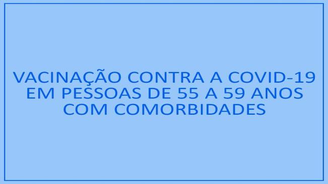 Vacina contra Covid-19 para pessoas com comorbidade