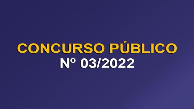 Concurso Público nº 03/2022