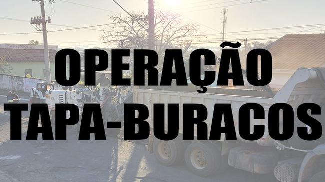 Início da operação tapa-buracos