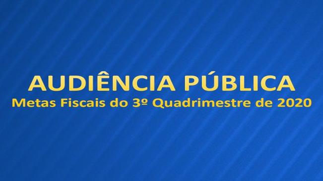 Audiência Pública - Metas Fiscais